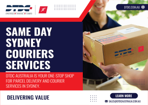 Same-Day Courier Service Van Delivering Packages