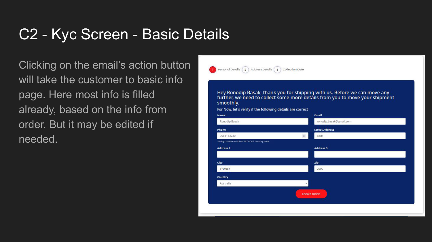 Basic details for hassle free delivery with DTDC 