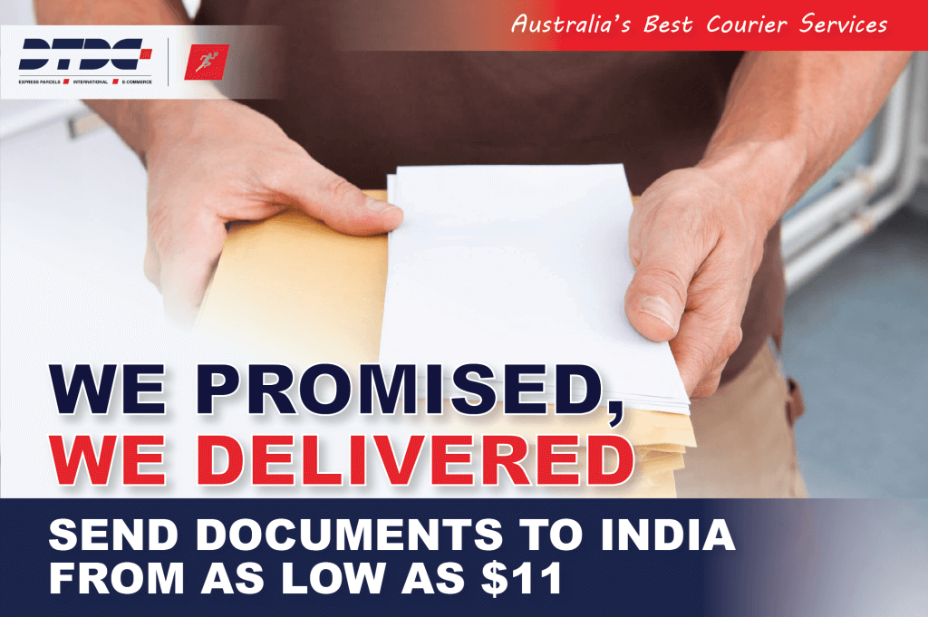 We Promised We Delivered Send Documents To India From As Low As 11