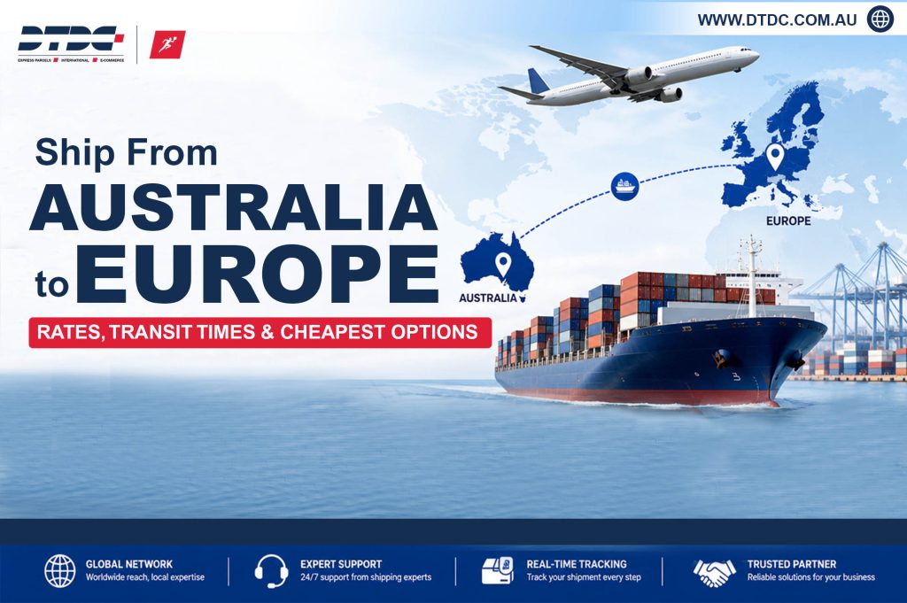 Ship from Australia to Europe