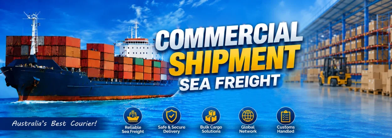Commercial shipment sea freight
