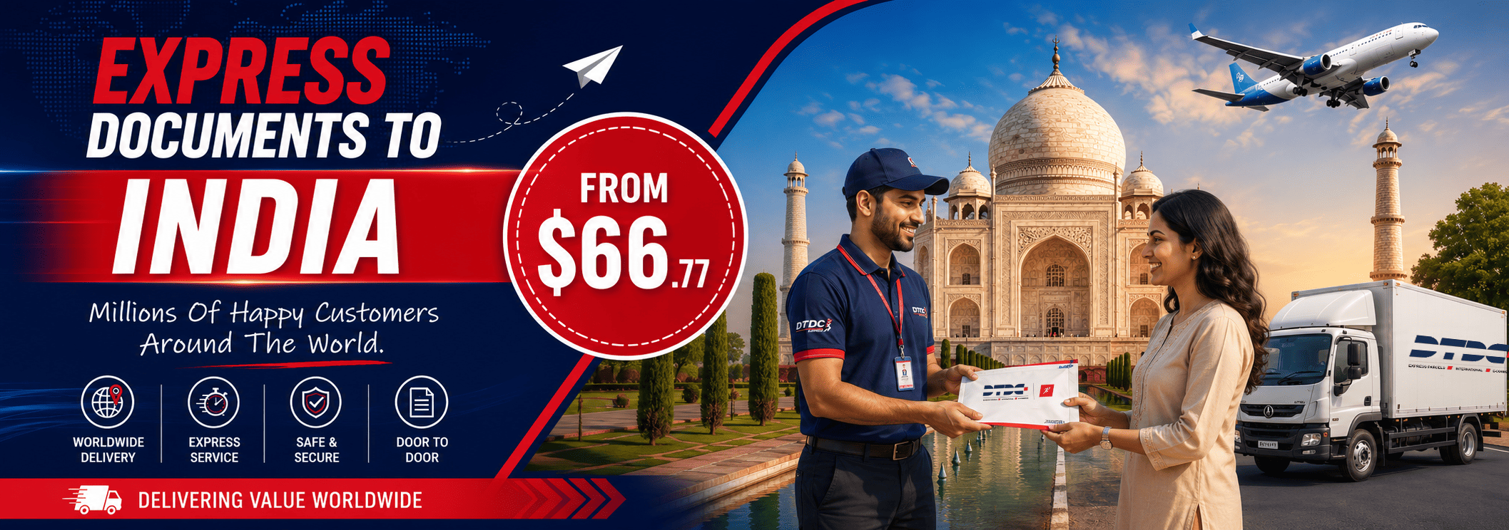 Express documents to India