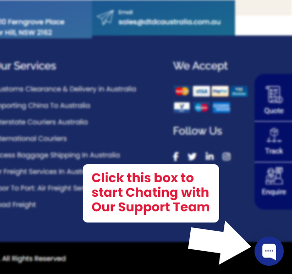 chat with support team