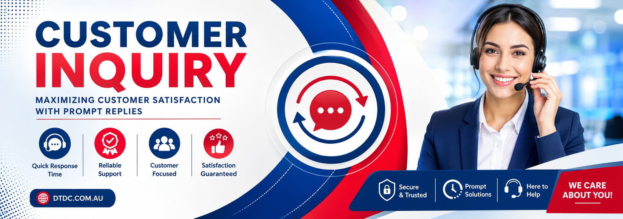 Customer Inquiry banner