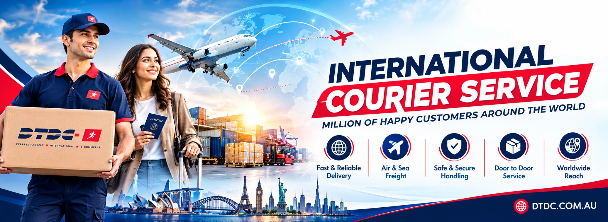 Global Courier Service Banner